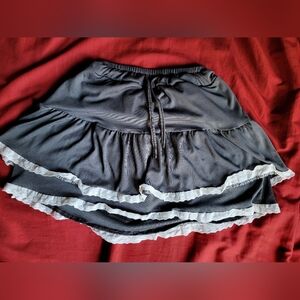 Lolita Gray Ruffled Skirt